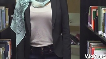 Arab Teen Jerks Off Her Tight Pussy And Tits