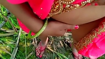 Desi Wife Enjoys Outdoor Doggy Style In The Jungle