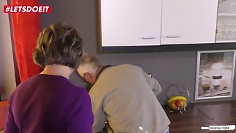 Horny German Granny Gives Her Neighbor A Ride On Her Pussy