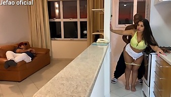 I Fix A Client'S Machine And End Up Having Sex With The Hot Wife While Her Husband Is Distracted By The Tv