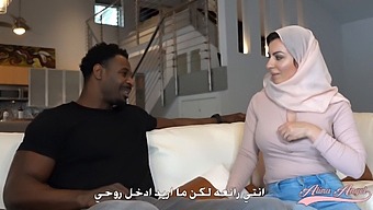 Arab Beauty Alina Angel In Hijab Gets Down And Dirty With Jax Slayer