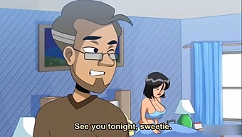 Cartoon Stepmom Discovers Son'S Masturbation And Porn Viewing, Offering Assistance With A Blowjob