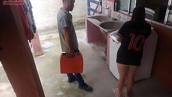 Married Woman Engages In Sexual Acts With Washing Machine Repairman Outdoors While Her Husband Is Absent