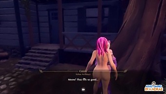 Breeding Nephelym: Curvy Female Ejaculating While Eating Shaved Pussy In Anime Game