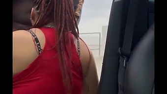Car Sex With Black Haired Woman Caught On Camera