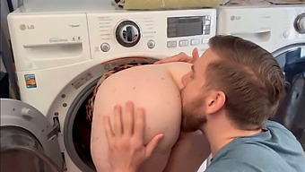 Steve Rickz Saves The Day By Fucking His Curvy Stepmom Stuck In The Washer