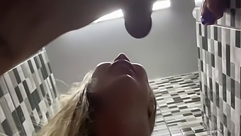 Big Tits Homemade Brunette Gets An Orgy