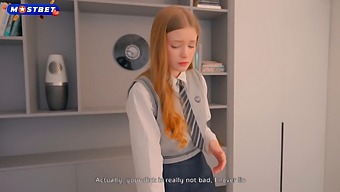 Redhead Schoolgirl In Uniform Caught On Webcam, Choose Between Punishment Or Rough Sex.