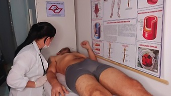 A Boy Got A Hard On In Front Of The Nurse.